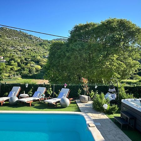 Villa Ivona With Swimming Pool And Jacuzzi Oslje エクステリア 写真